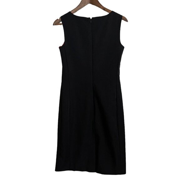 Isaac Mizrahi For Target Womens Black Sleeveless Vneck Knee Length Dress Size 8 - Picture 6 of 6